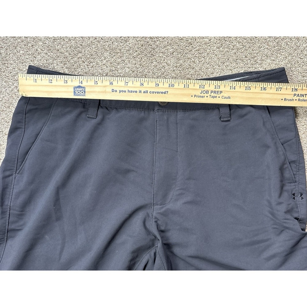 Under Armour Pants Mens 36x32 Performance Golf Activewear Stretch Chino Gray - Picture 7 of 7